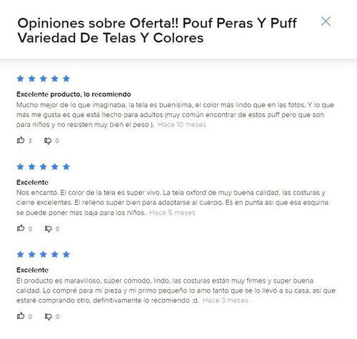 Imagen 10 de 10 de Oferta! Pouf Peras Variedades Telas. Especial Para Regiones!