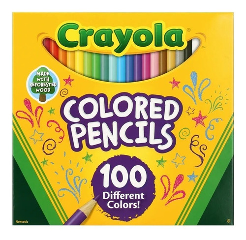 Crayola Lápices De Color Caja De 100 Colores
