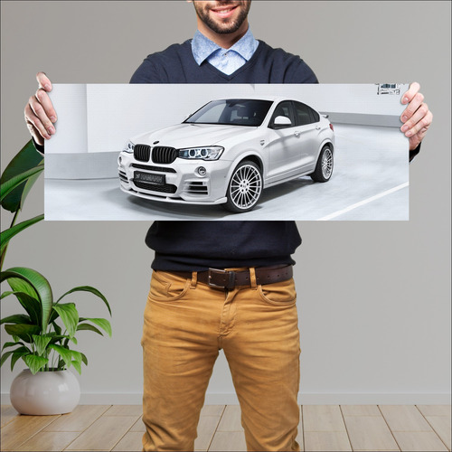 Cuadro 30x80cm Auto 2016 Bmw X4 By Hamann 111516 115