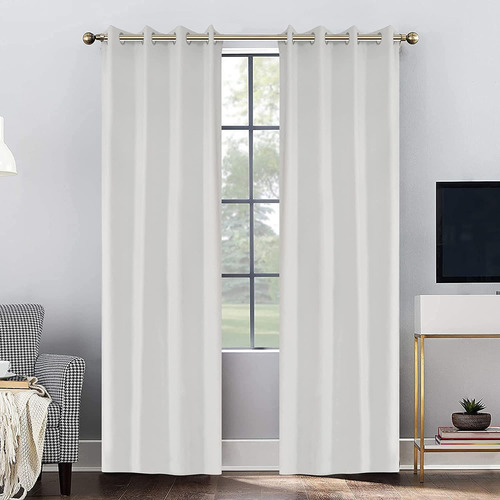 Room Darkening Blackout Curtains   White Curtains Therm...