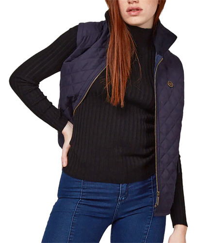 Chaleco Mujer Abrigo Campera Algodon Vestir Casual Briganti