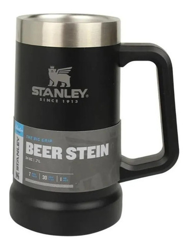 Caneca Térmica De Cerveja Chopp Stanley Original 709ml Preta