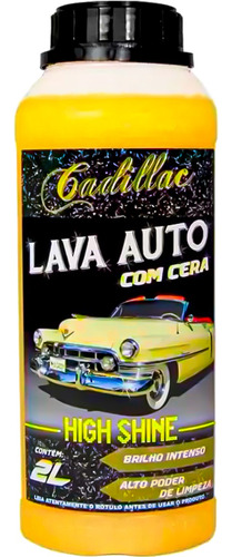 Produto Para Lavar Carro Shampoo Automotivo C/ Cera Cadillac