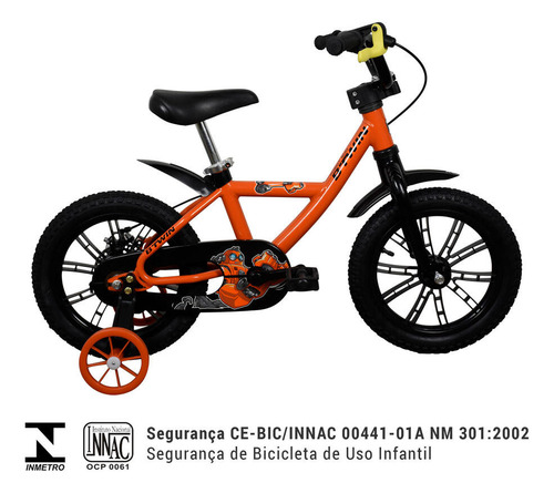 Bicicleta Infantil Aro 14 Robot Btwin