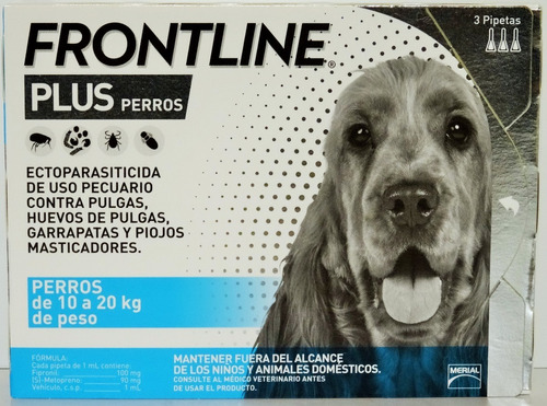 Fronline Plus 3 Pipetas Perro 10-20 Kg