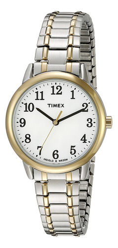 Reloj Mujer Timex Tw2p78700 Cuarzo Pulso Bicolor En Acero