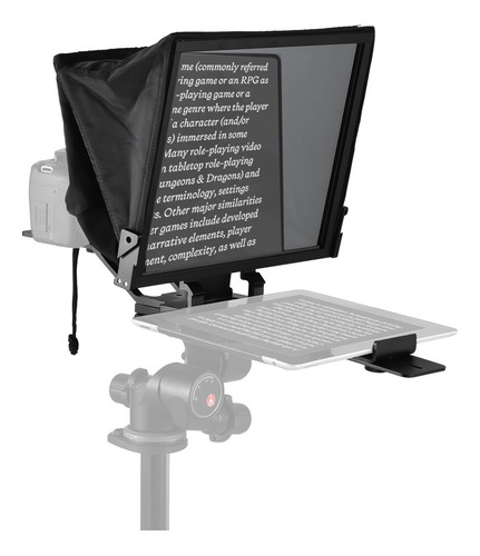 A Cámara Teleprompter Electrónica Live. Funda Con Voz