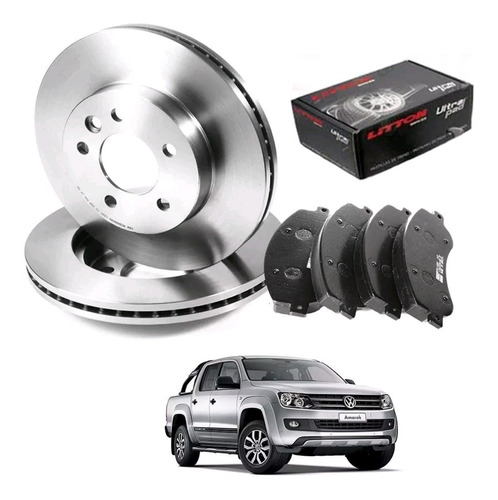 Kit Disco Pastillas Litton Volkswagen Amarok 2010/...