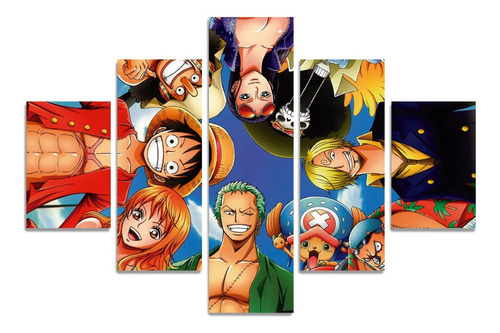 Cuadro Moderno One Piece Mugiwaras 100x70 Cm Gs Cuadros