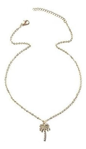 Futimely Collar Con Colgante De Árbol De Coco De Palma Para