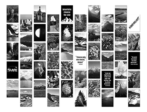 Black And White Wall Collage Kit, Aesthetic Pictures, P...