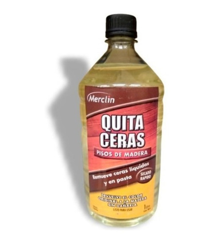 Quita Ceras Concentrado Para Pisos De Madera Merclin | 1lt