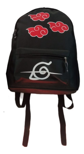 Mochila Naruto Akatsuki Lona Sublimada Reforzada