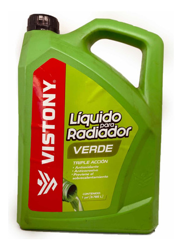 Liquido Radiador Verde 1 Galón (3.785 L)