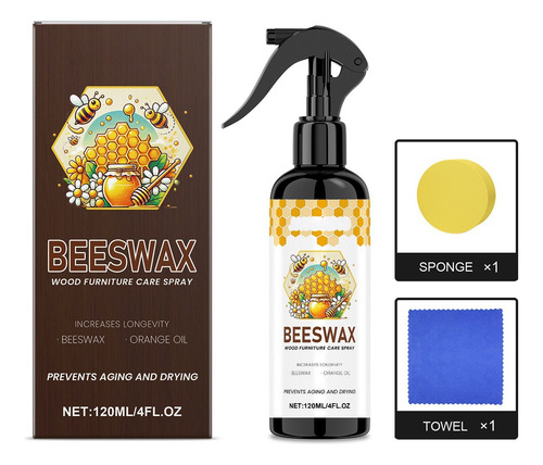 Spray De Cera De Abejas Molecularizada Natural S De 120 Ml P