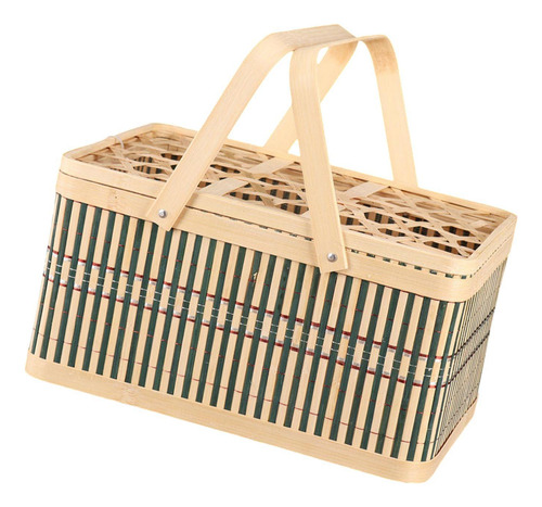 Cesta De Picnic Cesta Tejida Contenedor De Huevos Cesta