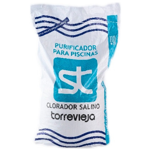 Sal Piscina Purificador Salinizador 25kg, Amatuagua