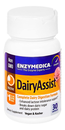 Enzymedica, Dairyassist, Soporte Enzimtico Para El Alivio Di