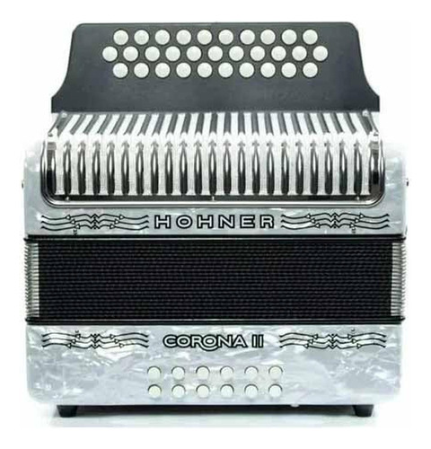 Acordeon Diatonico Hohner ''corona Ii'' Fa-sib-mib,31 Botone