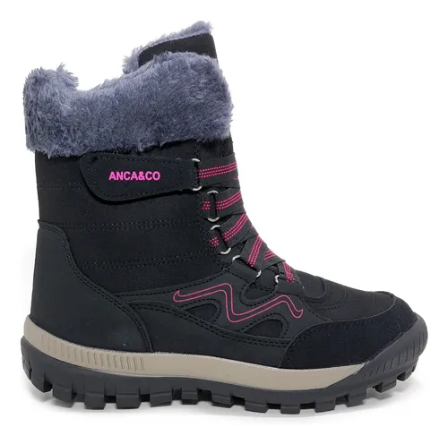 Borcegos Mujer Anca Co Piel Abrigadas Botas Lupe Trekking