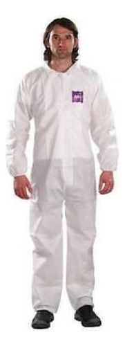 Microchem Wh15-s-92-100-04 Coveralls, 25 Pk, White, Sms, Ccn
