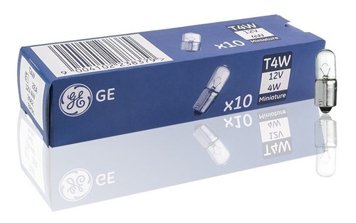 Lampara Auto Miniatura T4w 12v General Electric X10