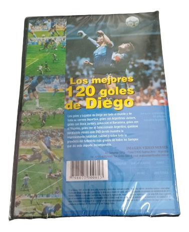 Dvd Los Mejores 120 Goles De Diego Maradona.nuevo Sellado