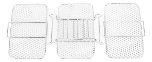 Freidora Apilable, 3 Capas, Parrilla De Acero Inoxidable, 3
