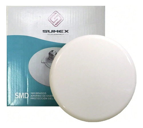 Lámpara De Sobreponer Redonda 20w Luz Blanca 6500k