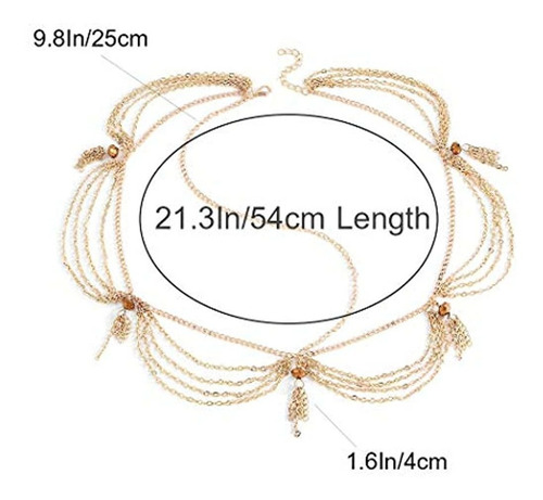 Catery Bride Wdedding Diademas Joyas Borlas Cadena De Pelo N