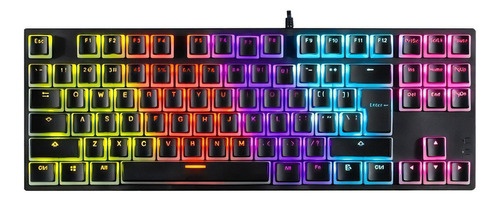 Teclado Mecánico Gamer Xtrike Me Gk-986 87 Teclas C/cable Color Del Teclado Negro Idioma Español Latinoamérica