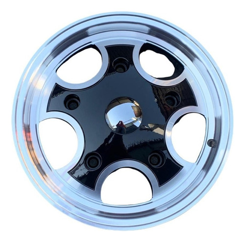 Rines Circus 15x5.5 Ancho Barrenacion 5/205 Negro/pulido