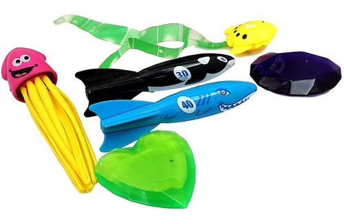Imagen 4 de 7 de Juego De Buceo Pez Para Pileta Con Accesorios