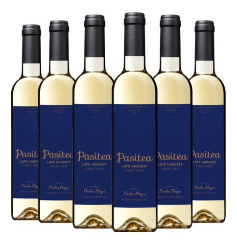 Vino Pasitea Late Harvest Pinot Gris Caja X 6 X 500ml. -