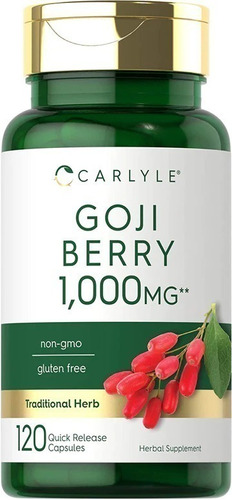 Carlyle | Goji Berry | Bayas De Goji | 1000mg | 120 Capsules