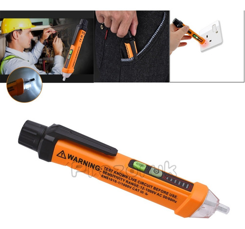 Ca 12-1000v Non-contact Voltage Tester Detector Pluma Eléctr