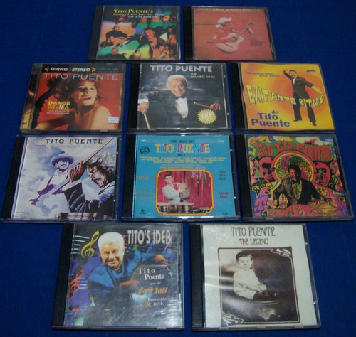 Lote De 10 Cds De Tito Puente Salsa Mambo 