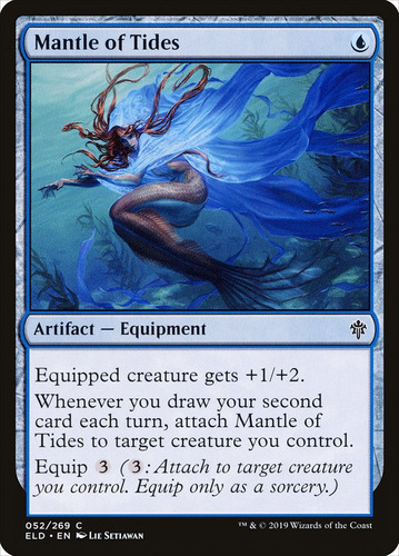 Carta Mtg Mantle Of Tides X 4 Unidades Playset Magic