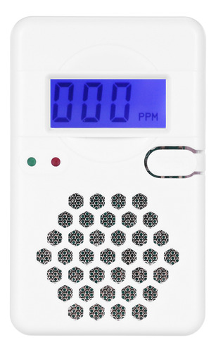 Alarma De Gas, Batería, Detector Exterior, Botón De Prueba Y