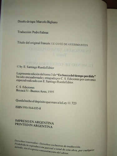 En Busca Del Tiempo Perdido 3 Mundo Guermantes Marcel Proust