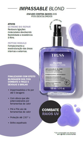 Blond Revolution Impassable Óleo Capilar 100ml Truss