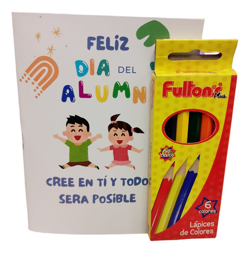 Libro Personalizado  Con Lápices  Pack 6