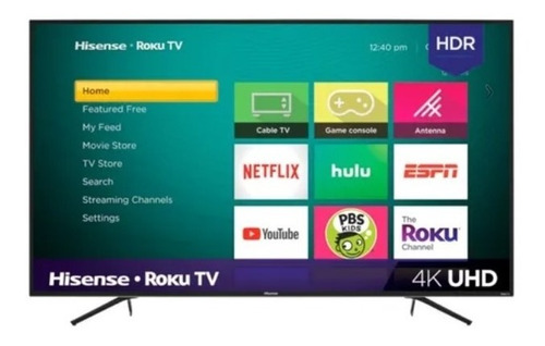 Imagen 2 de 5 de Tv Pantalla Hisense 75 Led 4k Smart Tv Con Roku Integrado