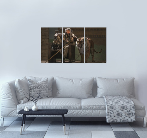 Cuadro Triptico Canvas Ezekiel The Walking Dead Canvas