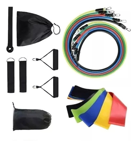 Set Bandas Elasticas Kit Bandas Resistencia Ejercicio 16 Pz