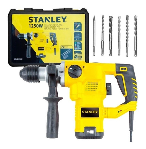 Imagen 4 de 5 de Rotomartillo Stanley STHR1232K 50Hz con 1250W de potencia 220V