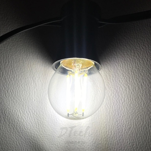 5 Lámparas Led Gota Vintage Filamento E27 4w Luz Cálida Fría