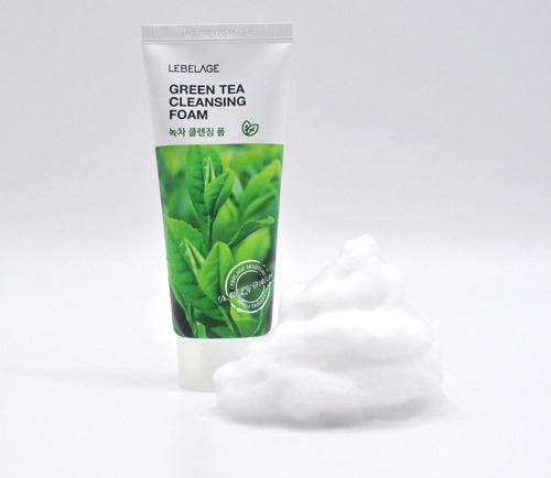 Espuma Limpiadora Facial Coreana_ Te Verde_ Hidratantes_10pz