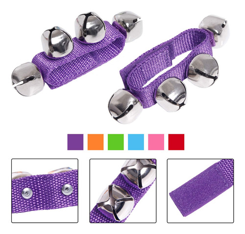 24 Piezas De Muñequera Jingle Bells Instrumentos Musicales
