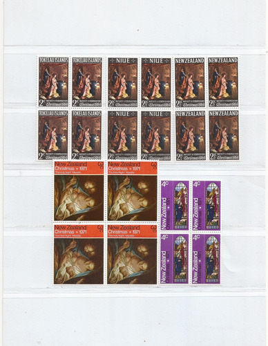 Cuadros Nueva Zelanda, Niue, Tokelau Islands Mint Lot1 (Usado)